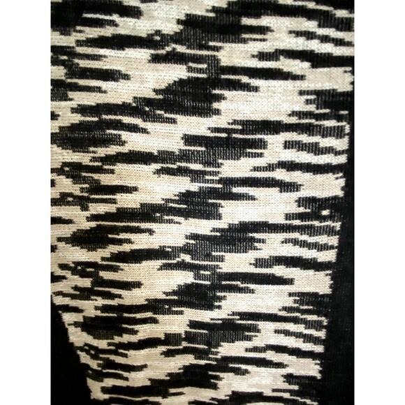 🛍️ NIC+ZOE Black/Tan Sleeveless Sweater Dress - Size L (EUC) - Picture 7 of 10